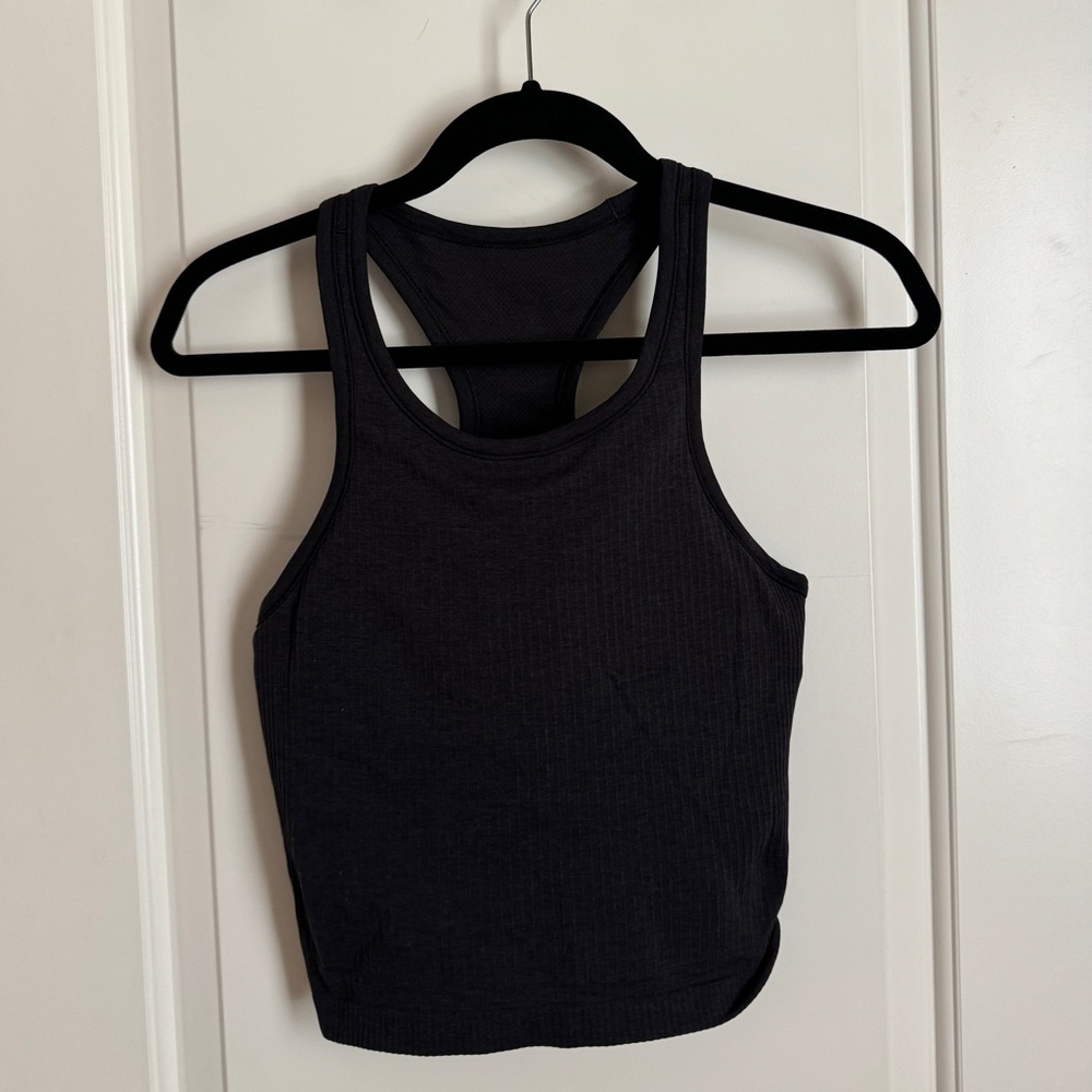 Lululemon Ebb to Street Cropped Racerback Tank